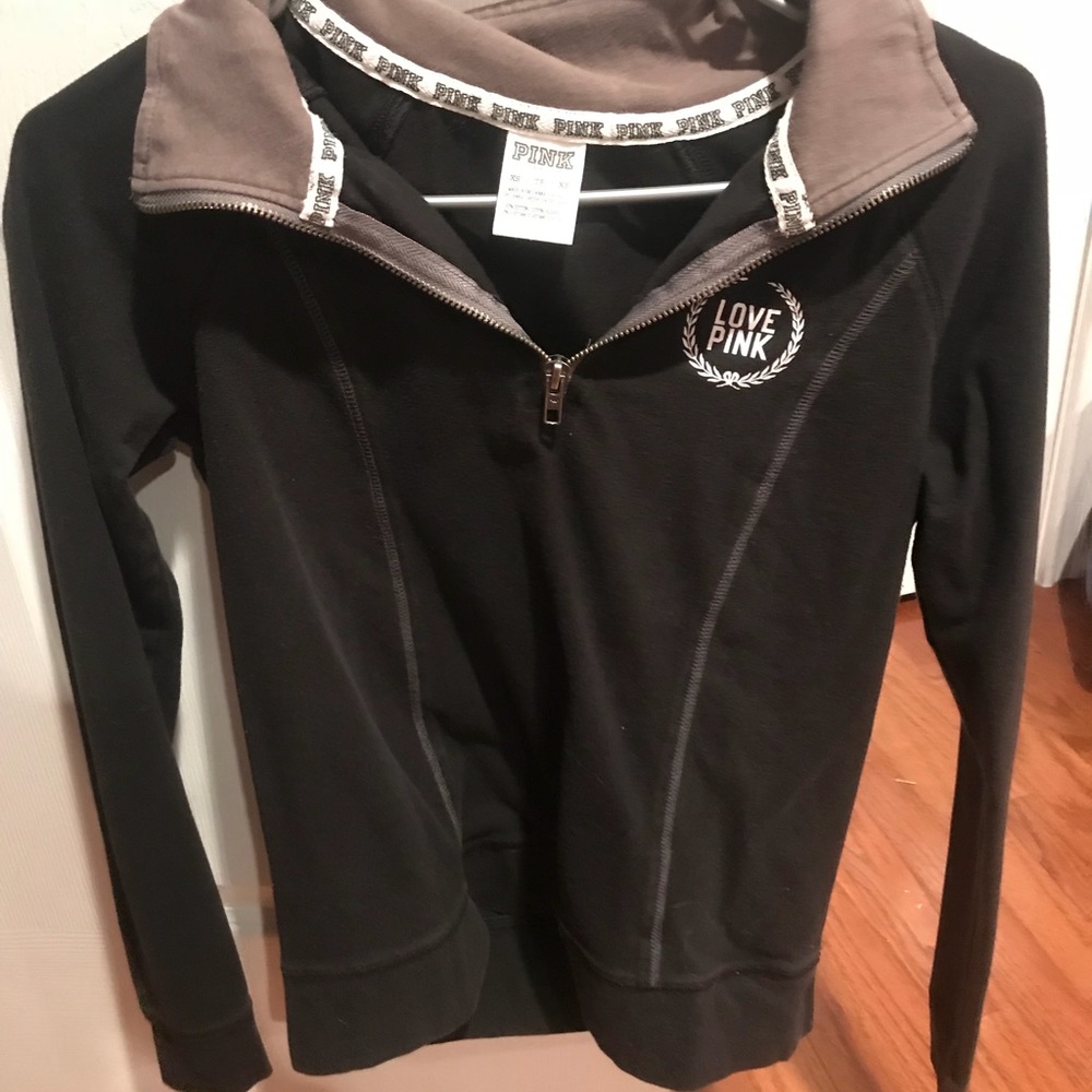 LOVE PINK VS HALF ZIP